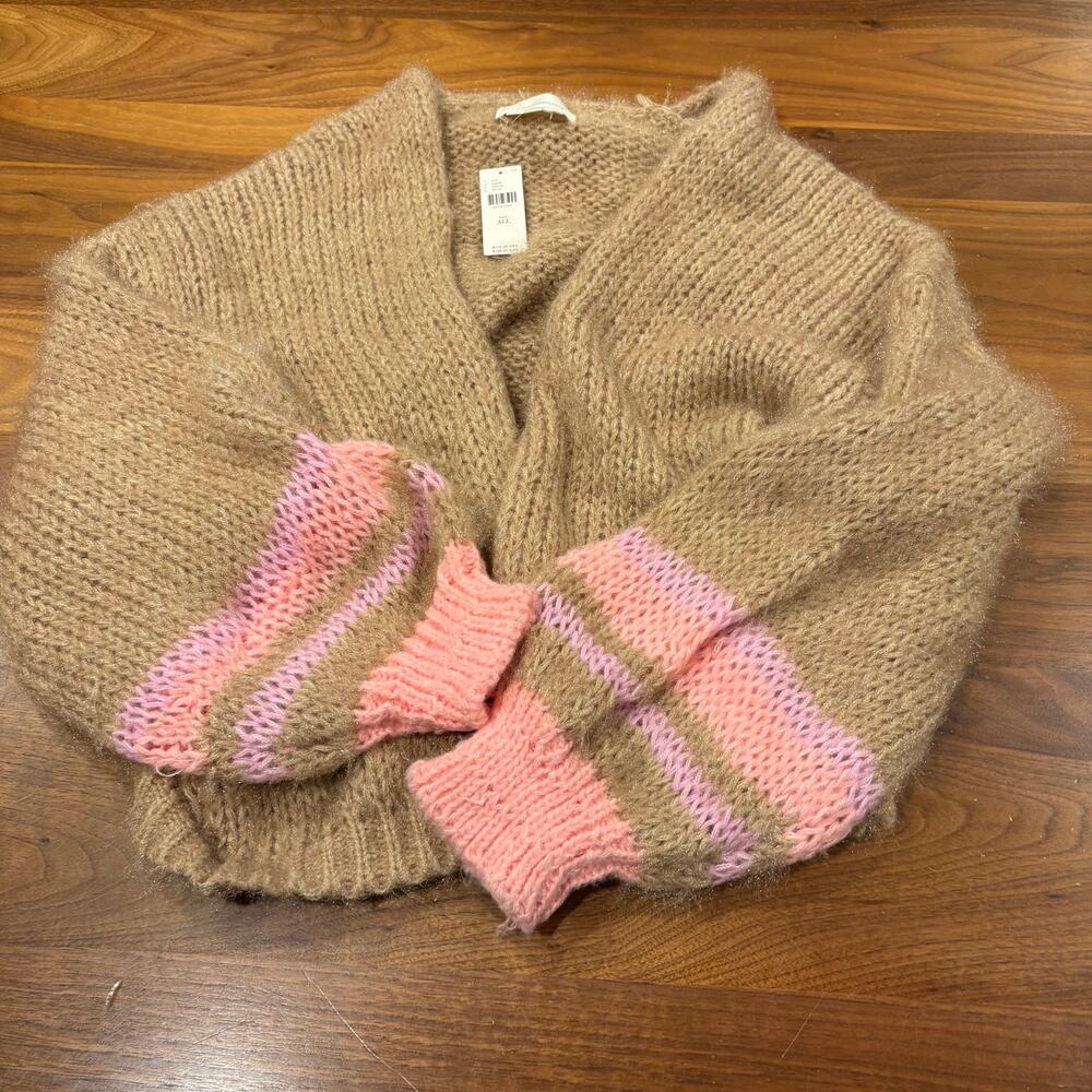 NWT One Size Sweater By Anthropologie Beige Shrug